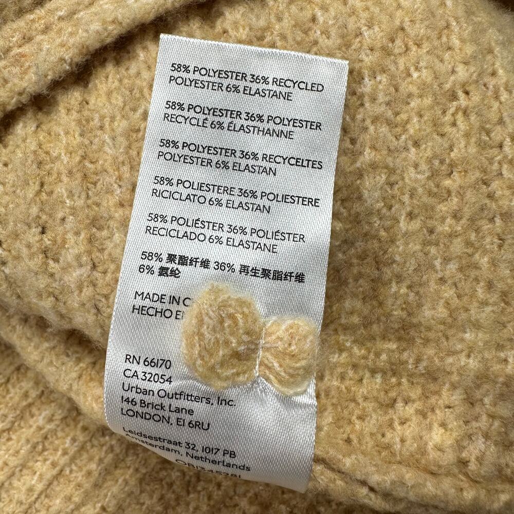 Anthropologie Pilcro Sweater Womens XS Tan Cowl Neck Pullover Oversized Boho - Picture 5 of 8